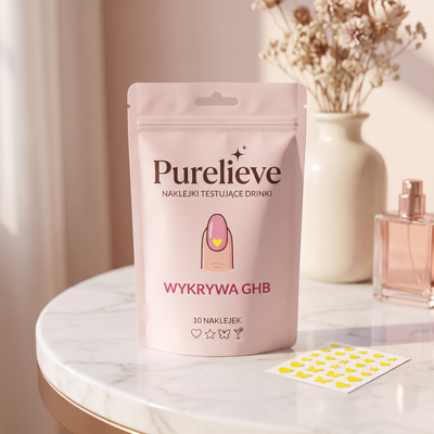 Purelieve naklejki testujące drinki – paczka